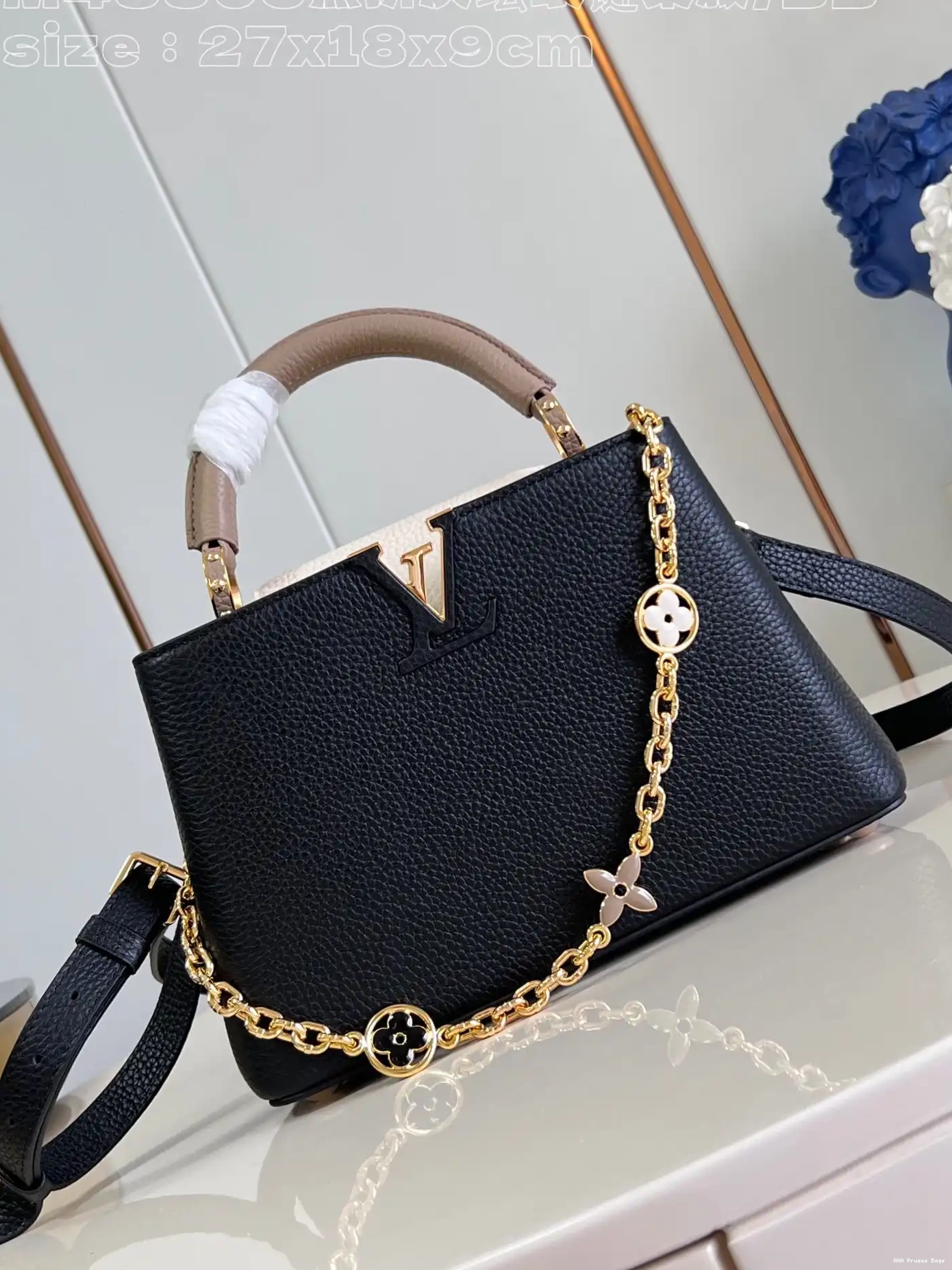 AAA Pruses Bags VUITTON CAPUCINES LOUIS BB-27*18*9CM 0617
